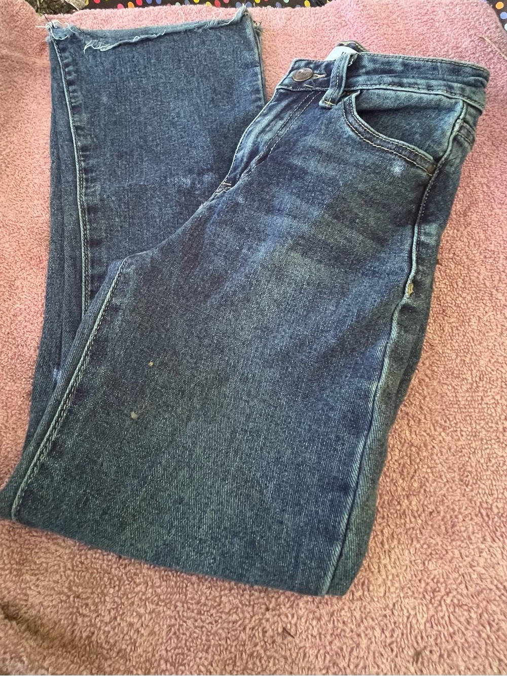 YMI Girl Taylor Flare Fir-Leg Blue Denim Jeans